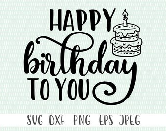 Download Happy birthday svg | Etsy