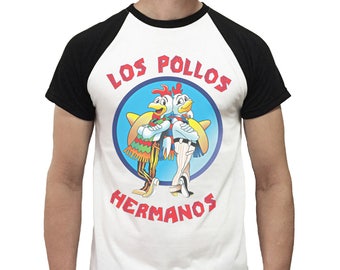 los pollos hermanos Breaking Bad Raglan Unisex Men Women Tee Shirt T-Shirts funny Gift birthday gift Printed