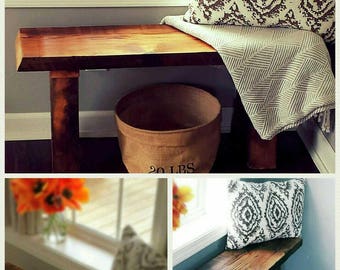 Reclaimed barnwood bench