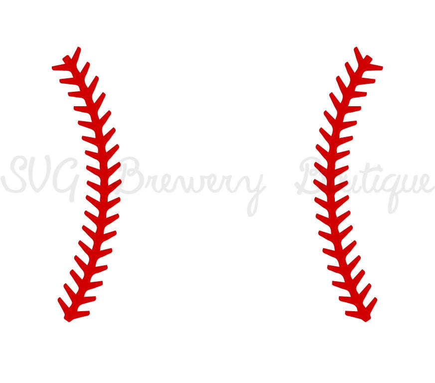 Download Baseball Stitch svg png dxf pdf for cricut silhouette