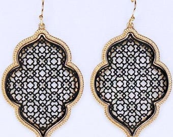 Black Moroccan earrings