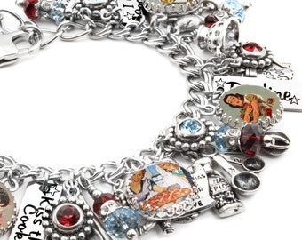 Chef Charm Bracelet, Chef Jewelry, Graduation Gift for Culinary School, Kitchen Charms, Gift for Chef, Culinary Jewelry, Personalize