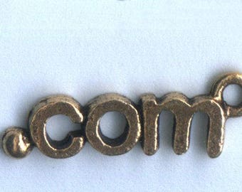 Little Golden Dot-Com Charm - Package of 3