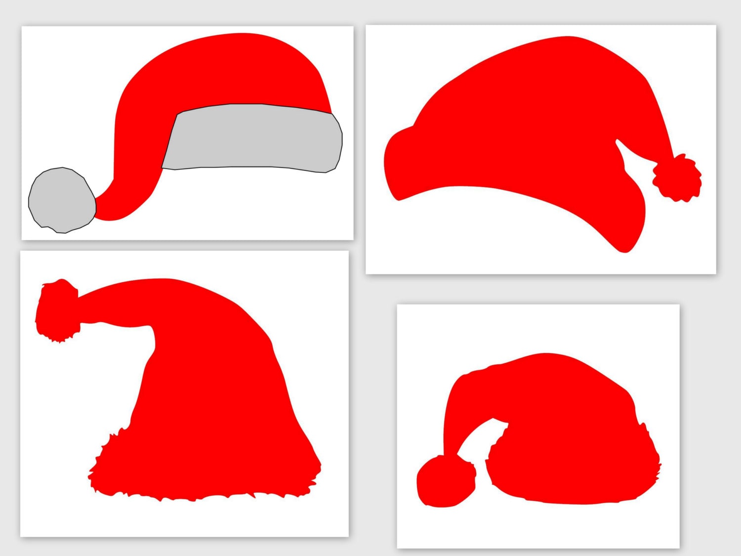 Download Santa Hats SVG Studio3 PDF PNG Jpg File Custom Designs