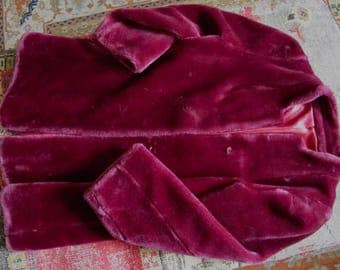 Faux Fur Coat, Purple Fun Fur Coat, 80s Casual Corner Coat, Purple Rain Disco Coat, Bohemian Faux Fur Coat, 80s Party Jacket, Studio 54 Coat