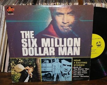 The Six Million Dollar Man Vintage Vinyl Record