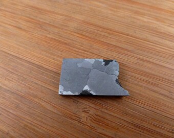 Campo Del Cielo Iron Meteorite slice / cabochon. Shooting Star.
