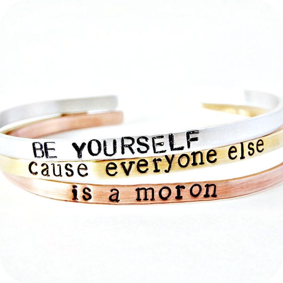 Funny Bracelet Set Inspirational Bracelets for Women Funny