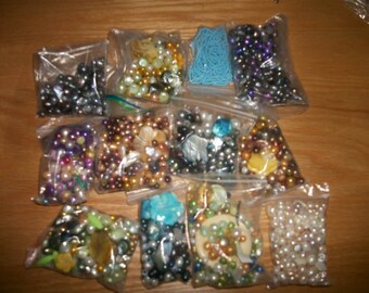 2.5 pounds Bead mixes FW Pearls+more Craft supply Sale ~ Inventory reduction destash