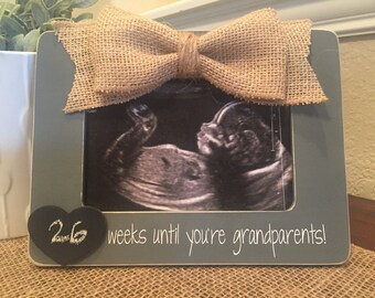 Baby Announcement Grandparents Parents Baby Countdown Frame For Grandparents Chalkboard Grandma Grandpa Personalized Frame Best Parents