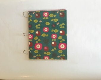 Notebook, 9 x 11 Binder, Loose Leaf Binder, Bridal Binder Planner, School Notebook, 3 Ring Binder Cover, Notebook Cover, Back to School FLO