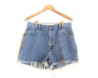 Vintage Levi's Cut Off Jean Shorts // Levi's Jorts // Vintage Cut Off Jean Shorts