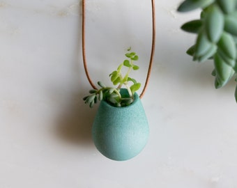 Wearable Planter No. 1, in Teal