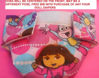 Ready to Ship SIZE #2 cloth Doll Diaper Dora boots washable fits bitty baby some baby alive all gone American Girl doll & stuffed animals