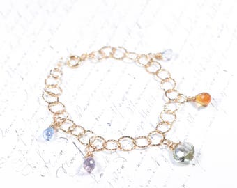 Light Color Stone Bracelet