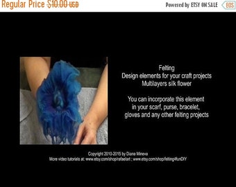 Felt flower tutorial | Etsy