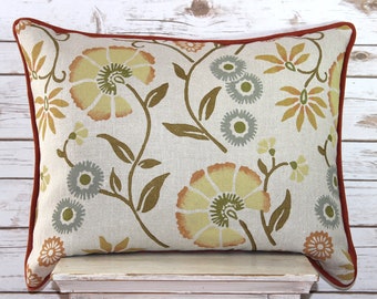 Galbriath & Paul Linen Hand Blocked Pillow