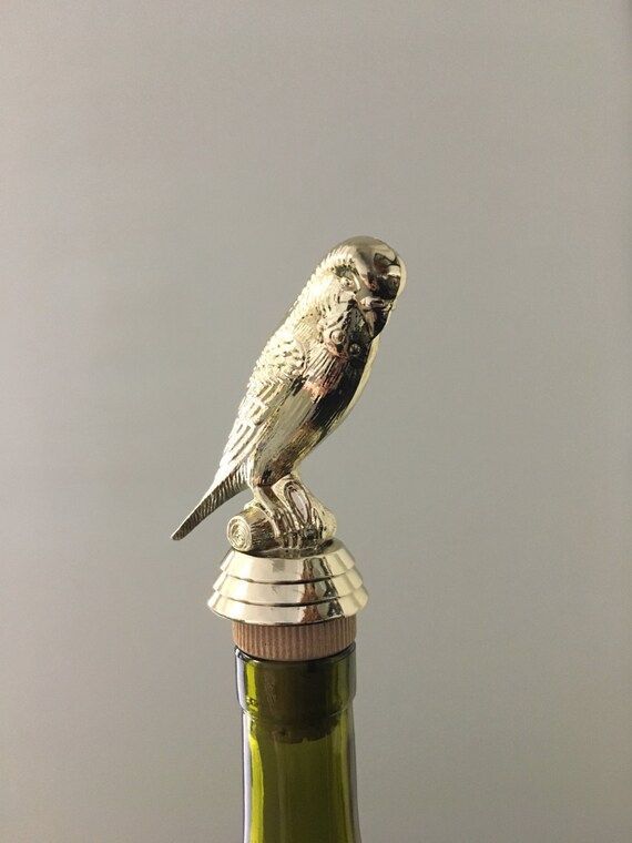 Bird Wine Stopper Bird Bottle Stopper Parakeet Wine Stopper