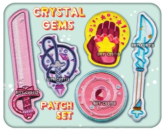 Shy: Gem Weapons (Patches, Bags, Prints, Stickers, Tees, and more.) Steven Universe