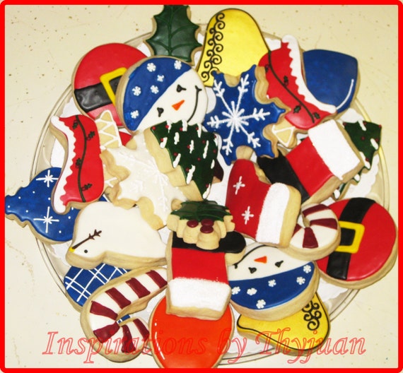 Christmas, Chanukah & Winter Cookies Il_570xn
