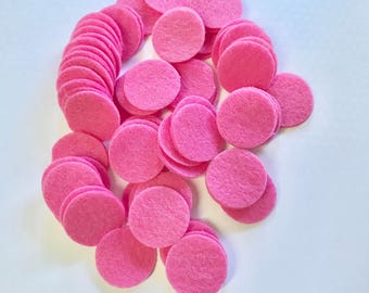 100 Felt Circles, 0.25", 0.375", 0.5 ", 0.75", 1", 1.25", 1.5", 2" Choose your Color, Craft supplies,