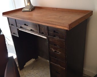 Vintage Watchmakers or Jewelers Desk