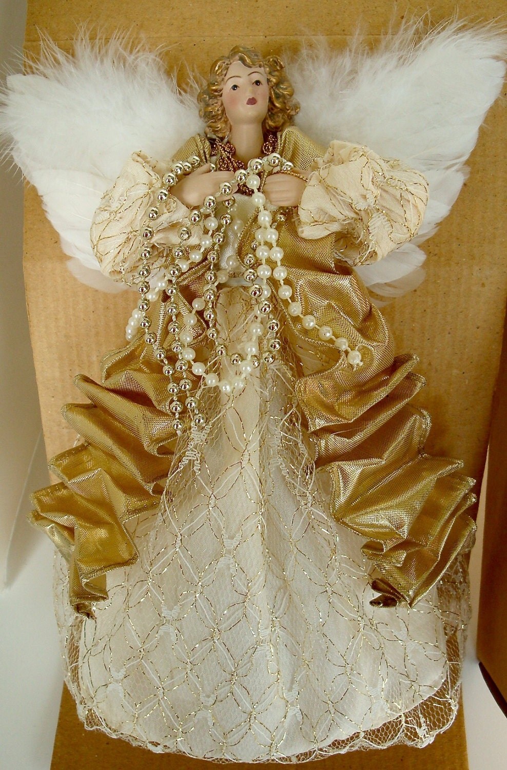 ANGEL TREE TOPPER Avon Celestial Angel Tree / Table Topper