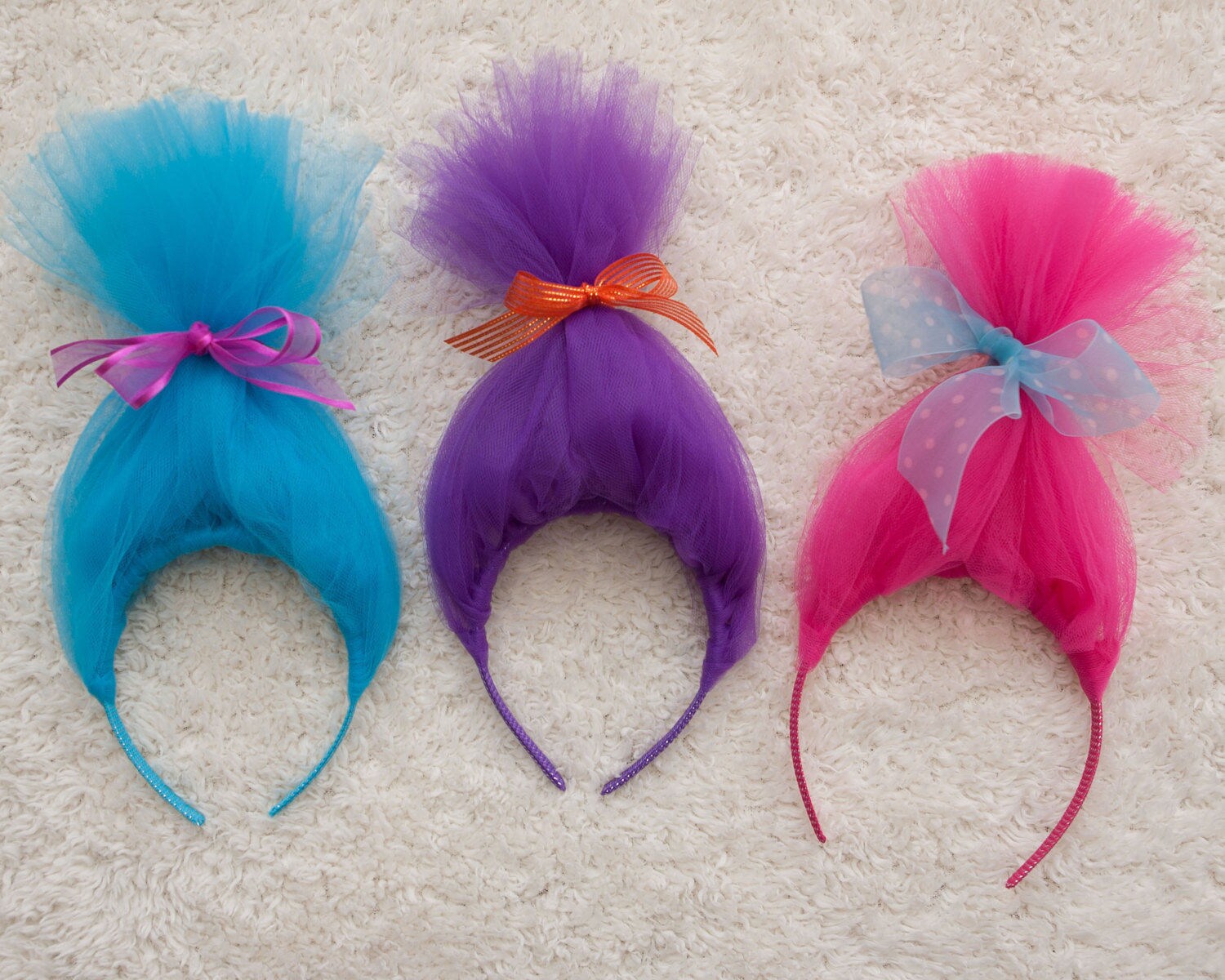 Troll Headbands Troll Hair Trolls Troll Birthday Troll