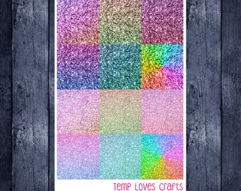 Rainbow Glitter Headers for ECLP or Happy Planner