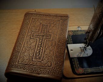 Bible with Quilted Leather Cover