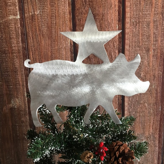 pig christmas tree topper wreath decoration holiday pig christmas tree topper wreath decoration holiday