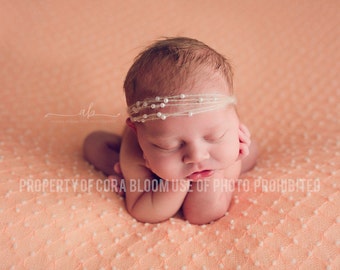 Mohair Headband, Mohair Tieback, Newborn Mohair Tieback, Newborn Mohair, Newborn Tieback, Newborn Headband, Photography Prop, Photo Prop