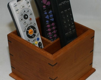 Remote Control Caddy for your TV, sound system, etc. - Cherry #203