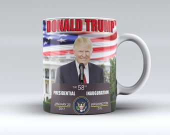 President Donald Trump Inauguration Coffee Mug 15OZ (PRESIDENTIAL93)