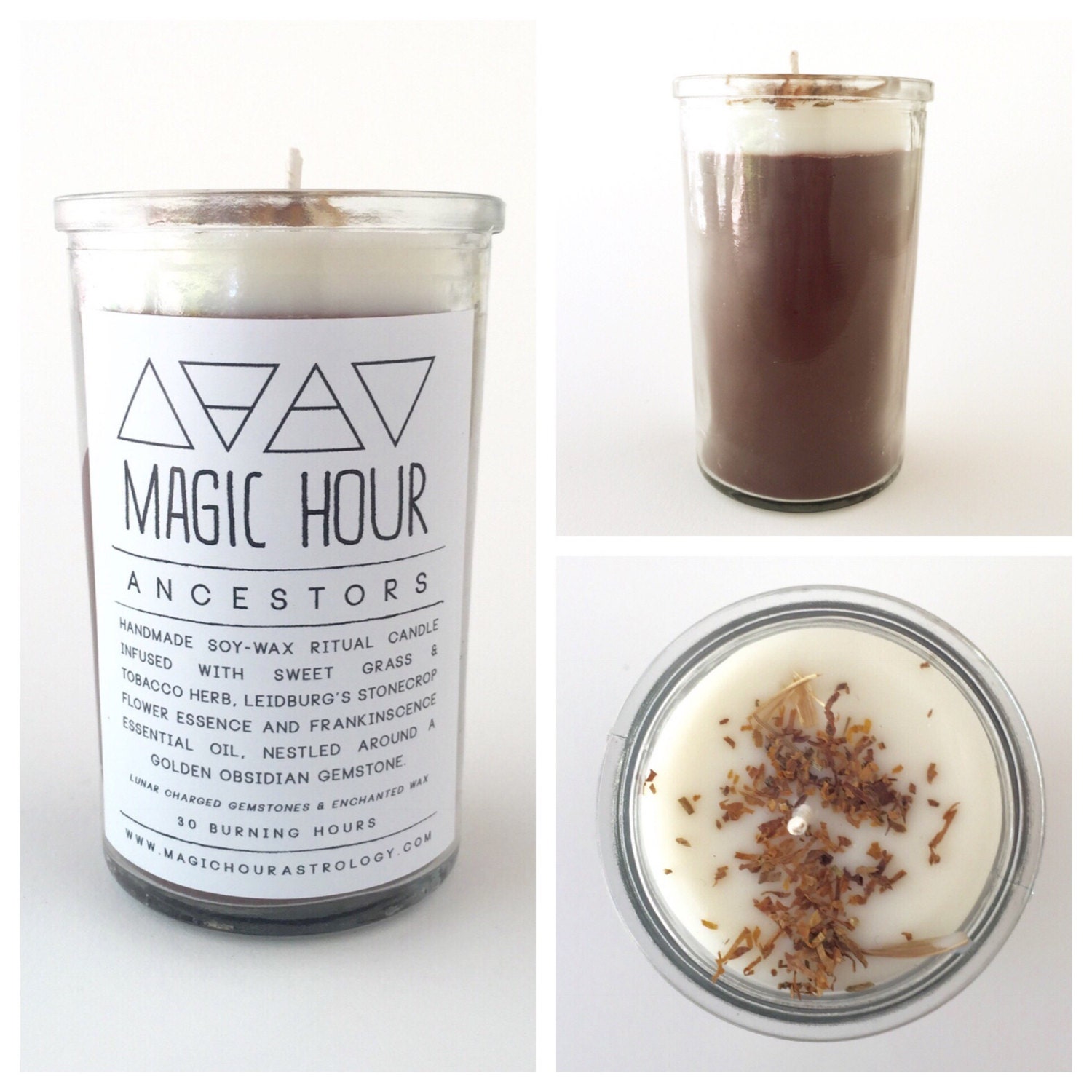 Ancestors Handmade Ritual Candle Small