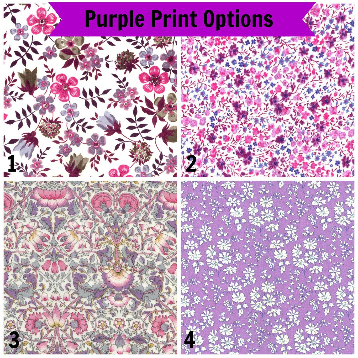 Purple pocket square Purple Liberty of London by staghandmade