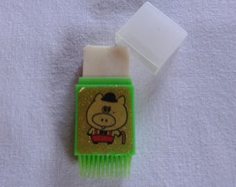 Vintage brush cased scented eraser