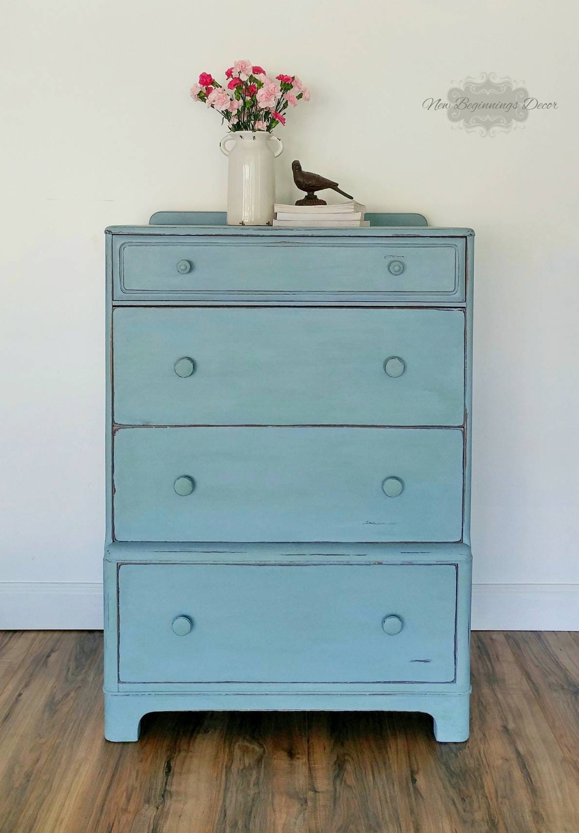 SOLD EXAMPLE.............Annie Sloan Chalk Painted Chest Of