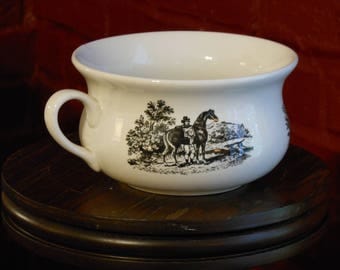 Petite Chamber Pot. Port Meirion Pottery. Stoke on Trent, England