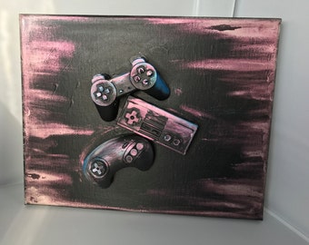 Game Controller Art - Playstation, Nintendo and Sega