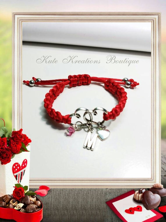 Double Hearts Macrame Bracelet, Heart Bracelet, Friendship Bracelet, Adjustable Bracelet, Knotted Bracelet.