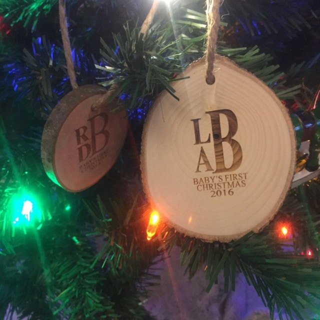 Then Sings My Soul Christmas Ornament Engraved Wood Slice