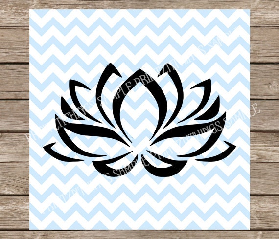 Download Lotus svg Lotus Lotus flower svg Lotus flower yoga svg