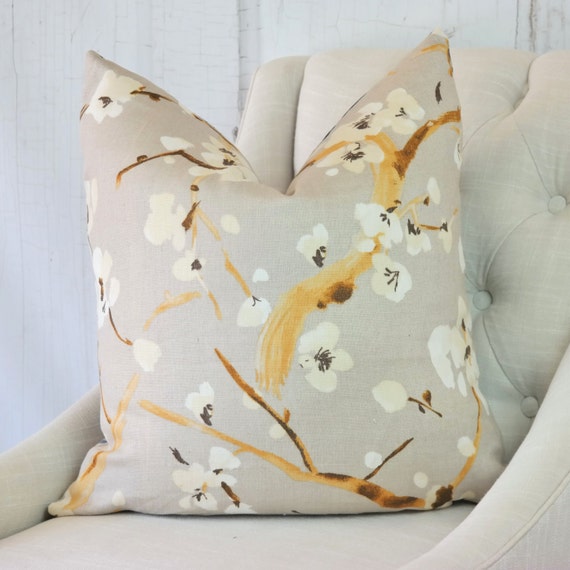 Tan Brown Designer Pillows 24x24 Pillow Covers 22x22 18x18