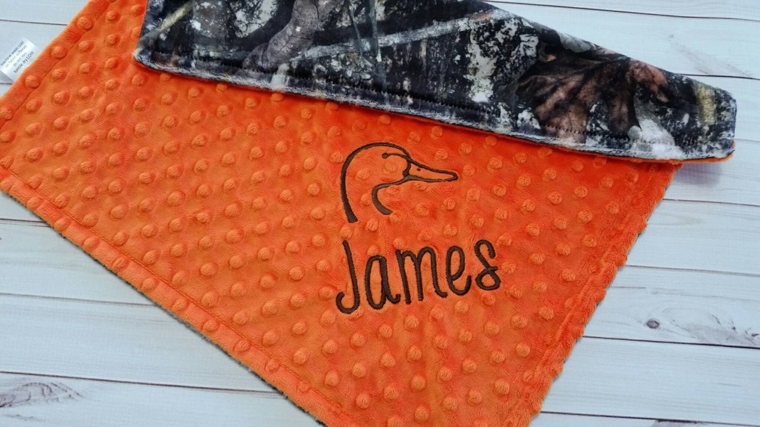 Personalized Camo Baby Blanket Camo Minky Blanket Minky Baby