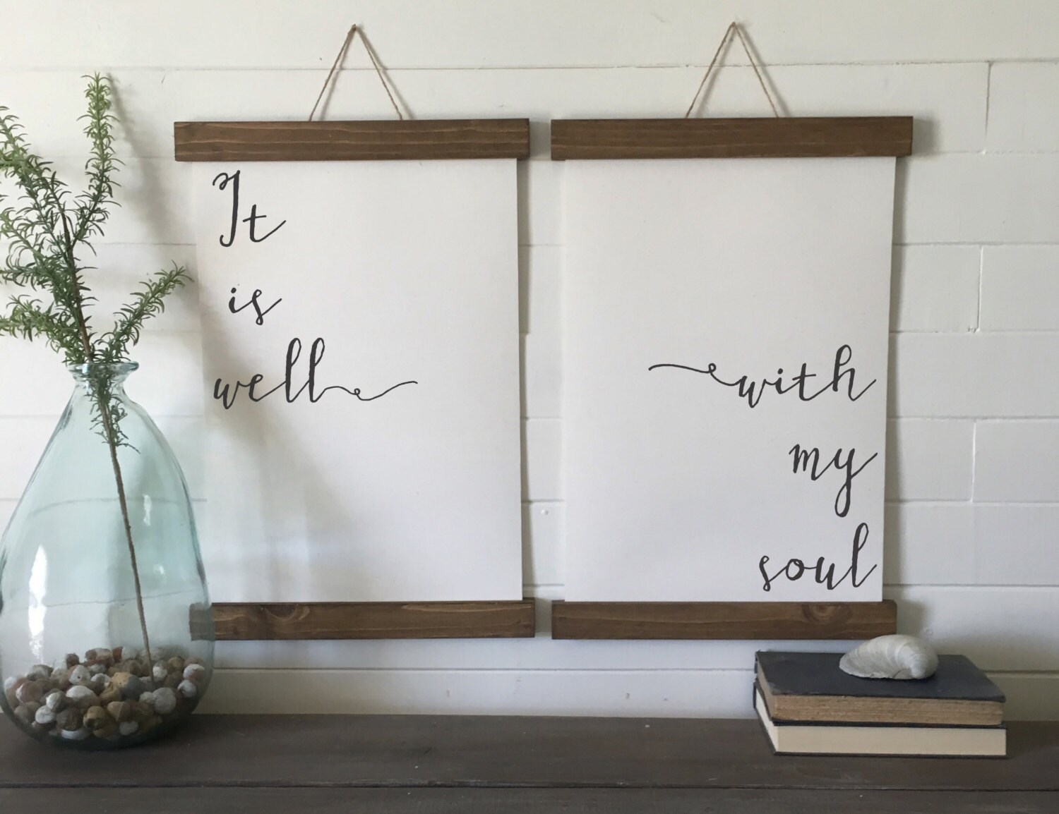 It is well with my soul/canvas art print/wall art/canvas