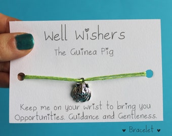 Cute Guinea Pig Bracelet | Opportunities, Guidance and Gentleness |Well Wisher|Wish Bracelet|BFF|Bridesmaid|Birthday|Friendship|Guinea|Pet