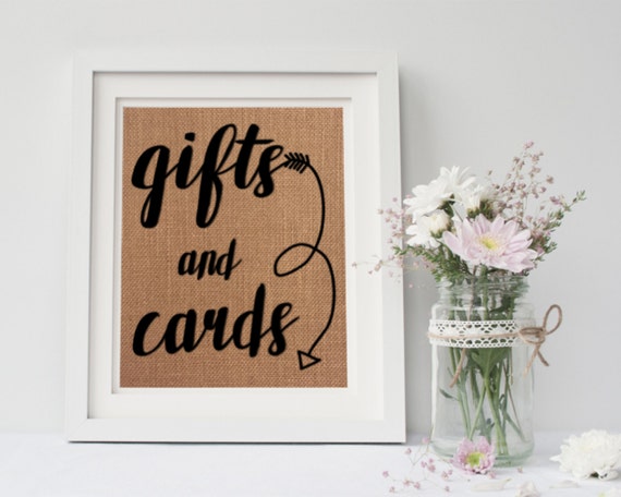 Gifts and Cards Sign / Wedding Gifts Sign / Cards and Gifts Sign ...
