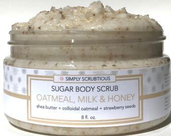 body wash scrub oatmeal