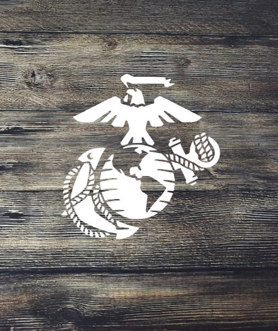 Eagle Globe and Anchor Decal or Iron On Marine Corps Decal